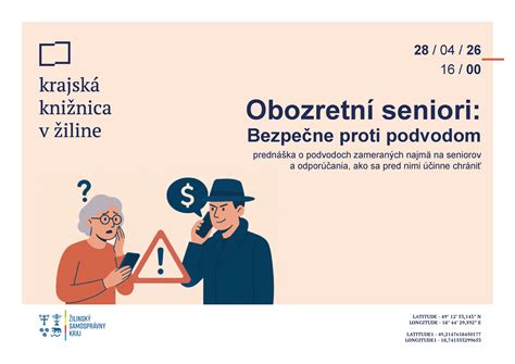 Bezpečnosť seniorov proti podvodom