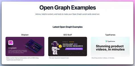 Open Graph meta značky zdieľaného odkazu