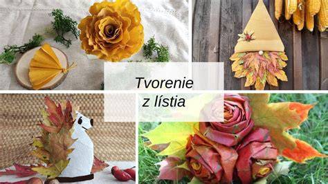 jesenné tvorenie seniorov z lístia