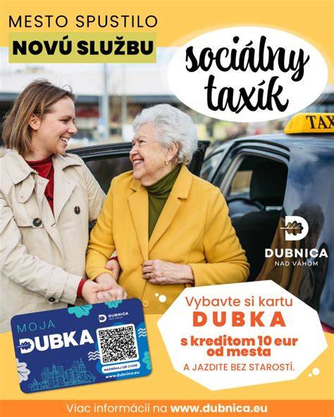 Senior nastupuje do sociálneho taxíka