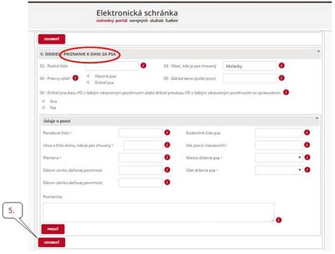 elektronické podanie sociálneho projektu