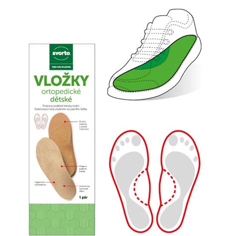 Detské ortopedické vložky v topánkach
