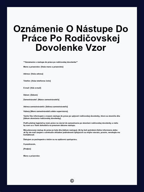 Postup oznámenia PN úradu práce
