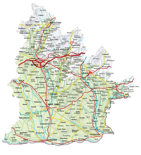 mapa domovov dôchodcov Nitriansky kraj